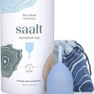 Saalt Menstrual Cup 12 HR Wear, Soft, Flexible, Reusable Medical-Grade Silicone